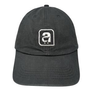 Quake City Caps Slideback Baseball Hat Black One Size Adjustable Embroidered